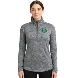 Nike Dri-Fit Women's Small Oregon Ducks Long Sleeve Shirt 1/4 Zip